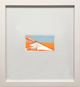 Edward Ruscha - Standard Station - 1992 Offset Lithograph 5" x 7"