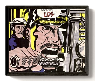 Roy Lichtenstein - Topedo...Los! - 2012 Offset Lithograph 14.75" x 17.25"