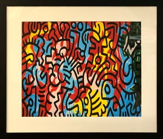 Keith Haring - Untitled (1987) - Offset Lithograph 34.75" x 41"