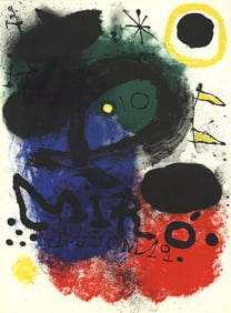 Joan Miro - Album 19 - 1963 Woodcut 25.75" x 19"