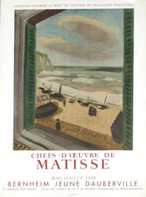 Henri Matisse - Bateau a Collioure - 1958 Lithograph 25.5" x 18.25"