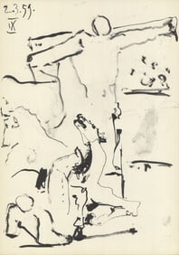 Pablo Picasso - Bull Fighter - 1959 Lithograph 14.5" x 10.5"