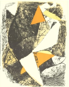 Marino Marini - Cheval et Cavalier - 1963 Lithograph 12.25" x 9.5"