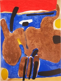 Maurice Esteve - Composition - 1964 Lithograph 10" x 7.5"