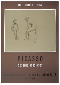 Pablo Picasso - Dessins 1903-1907 - 1954 Lithograph 24" x 17"