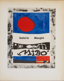 Joan Miro - Galerie Maeght - 1959 Lithograph 12.5" x 9.25"
