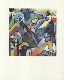 Wassily Kandinsky - Improvisation 9 - 1990 Offset Lithograph 19.75" x 15.75"
