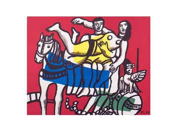 Fernand Leger - Le Cirque - 1986 Offset Lithograph 19.75" x 25.5"