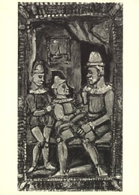 Georges Rouault - Three Figures - 1938 Offset Lithograph 15" x 10.75"