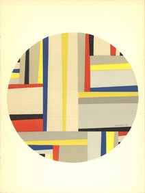 Fritz Glarner - Tondo - 1964 Lithograph 10" x 7.5"