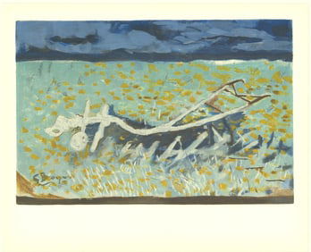 Georges Braque - Varengeville No. 2 - 1960 Lithograph 11.75" x 14.5"