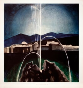 Joseph Stella - Voice of the Nightingale - 1964 Offset Lithograph 22.75" x 21"