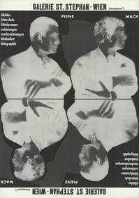 Otto Piene - Zero - 1961 Offset Lithograph 33" x 23.25"