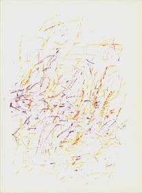 Jean Rene Bazaine - Composition II - 1968 Lithograph 15" x 11"