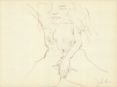 John Lennon - Erotic 7 - 1970 Offset Lithograph 14.75" x 19.75"