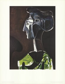 Pablo Picasso - Grand Profile (no text) - 1986 Offset Lithograph 35.5" x 27.5"