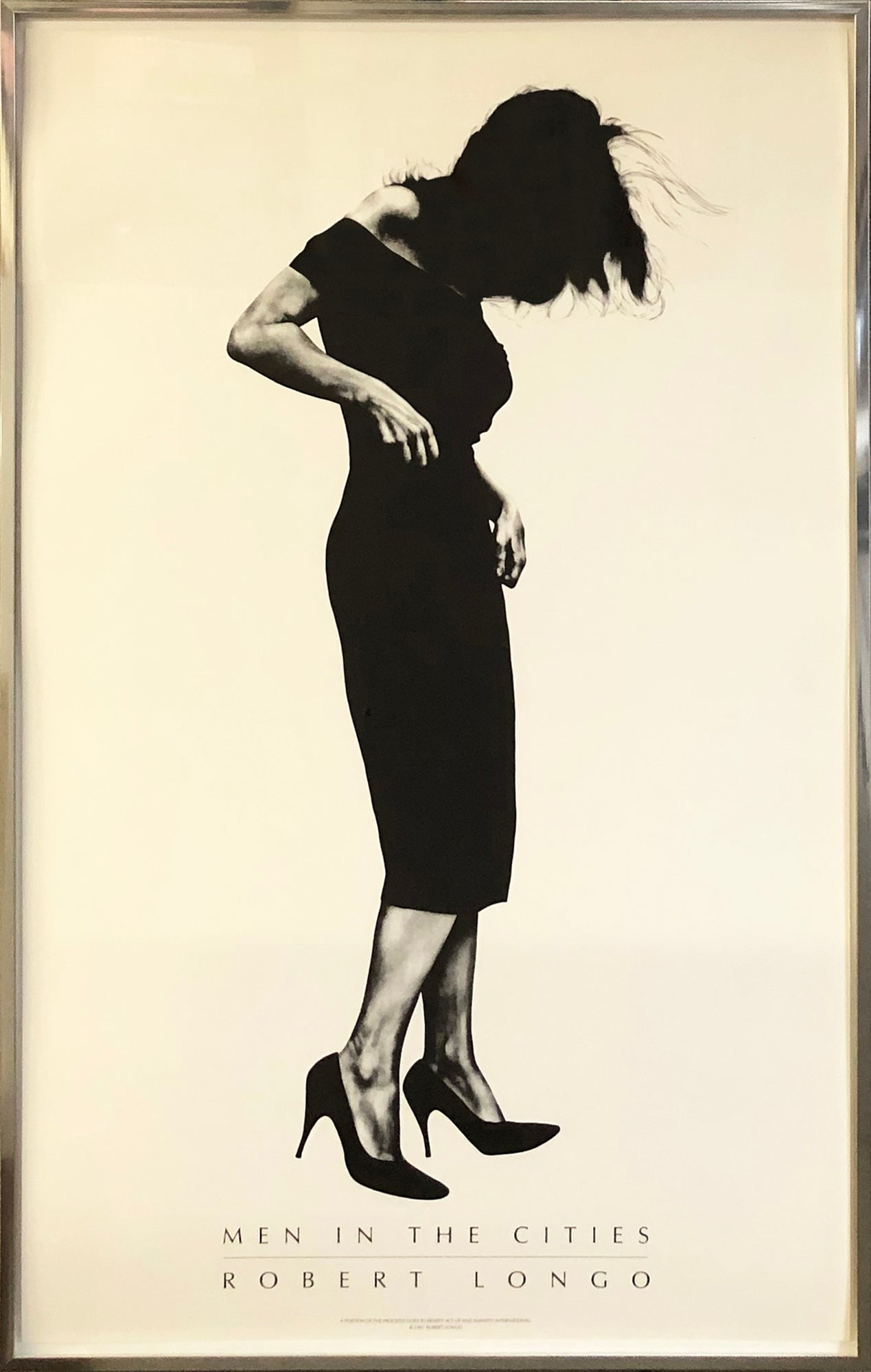 Robert Longo - Gretchen #2 - 1991 Offset Lithograph 39.75" x 25.5": "Gretchen #2" by Robert Longo, 1991 Unsigned Offset Lithograph. Paper size is 39.75 x 25.5 inches, with an image size of 39.75 x 25.5 inches. The Offset Lithograph is from an unknown edition size. and