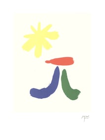Joan Miro - Illustrated Poems-"Parler Seul" XIV - 2004 Lithograph 23.5" x 17.75"