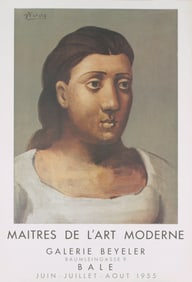 Pablo Picasso - Maitre De LArt Moderne, 1955 - 1955 Lithograph 28" x 19"