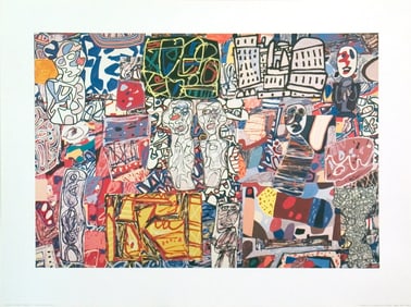 Jean Dubuffet - Mele Moments, 1976 - 2001 Offset Lithograph 23.5" x 31.5"