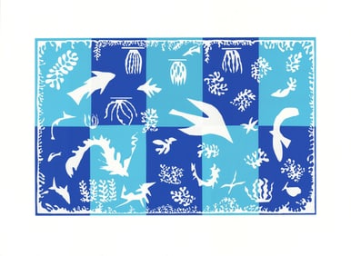 Henri Matisse - Polynesie La Mer - Serigraph 22" x 29.75"