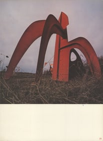 Alexander Calder - Red Arches - 1973 Offset Lithograph 15" x 11"