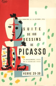 Picasso - Suite de Dessins - 1953 24" x 15.5"