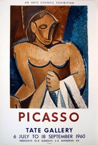 Pablo Picasso - Tate Gallery, 1960 - 1960 Lithograph 29.5" x 20"