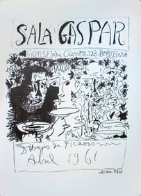 Pablo Picasso - Dibujos De Picasso, 1961 - 1961 Lithograph 35.25" x 25.5"