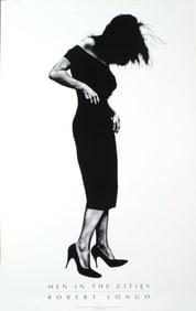 Robert Longo - Gretchen #2 - 1991 Offset Lithograph 39.75" x 25.5"