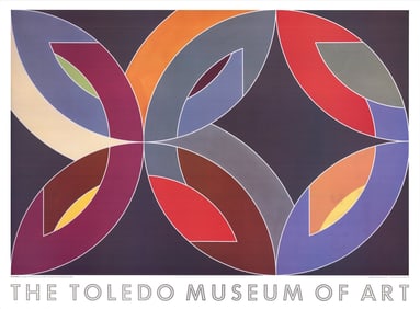 Frank Stella - Lac Laronge IV - 1986 Offset Lithograph 31.25" x 42"