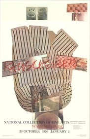 Robert Rauschenberg - National Collection of Fine Arts - 1976 Offset Lithograph 45.5" x 29.5"