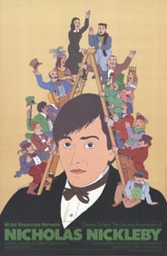 Seymour Chwast - Nicholas Nickleby - 1982 Offset Lithograph 46" x 30"
