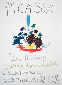 Pablo Picasso - Picasso ?Les Menines? - 1959 Lithograph 26" x 18.75"