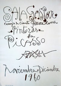 Pablo Picasso - Pinturas De Picasso - 1960 Lithograph 27.5" x 19.5"