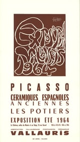 Pablo Picasso - Spanish Ceramics - 1964 Lithograph 19.75" x 11"