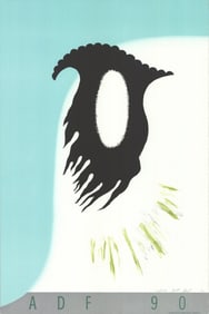 Jedd Garet - American Dance Festival 1990 - 1990 Lithograph - SIGNED 36" x 24"