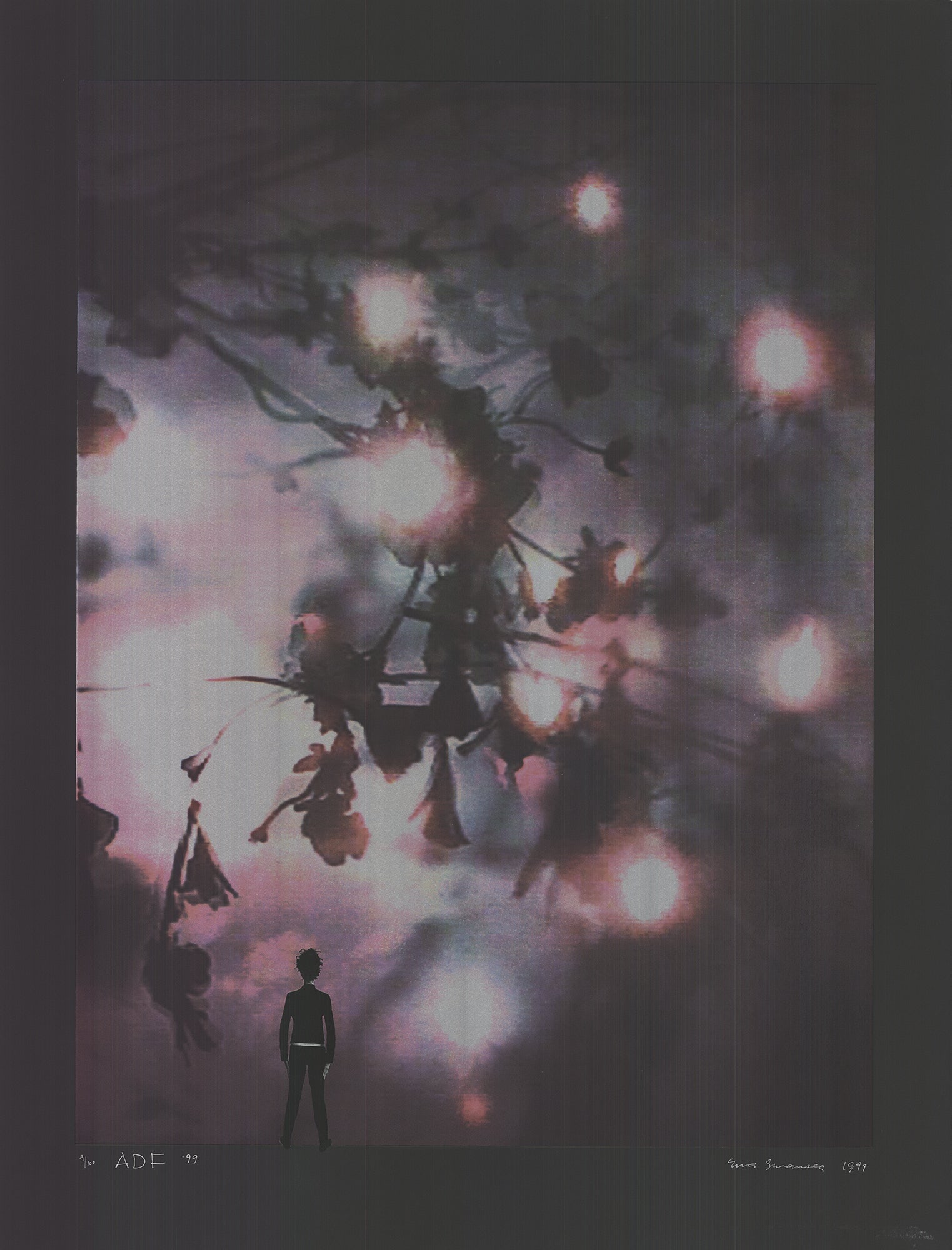 Ena Swansea - American Dance Festival 1999 - 1999 Serigraph - SIGNED 47.25" x 36": "American Dance Festival 1999" by Ena Swansea, 1999 Signed Serigraph. Paper size is 47.25 x 36 inches, with an image size of 40 x 30 inches. The Serigraph is from an edition size of 100 and is not fra