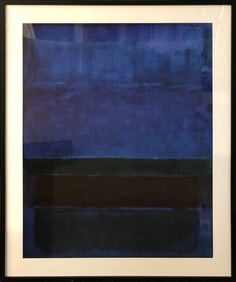 Mark Rothko - Blue, Green and Brown - 1989 Offset Lithograph 41.5" x 30"