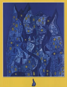 Horst Kordes - Dreamland III - 2007 Offset Lithograph 24.5" x 19"