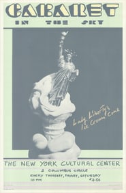 John Loring - Lady Liberty's Ice Cream Cone - 1974 Serigraph - SIGNED 35" x 23"