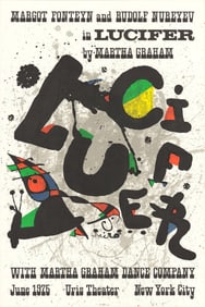 Joan Miro - Lucifer - 1975 Lithograph 31.25" x 21"