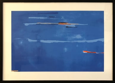 Helen Frankenthaler - Ocean Drive - Serigraph 19.5" x 29.5"