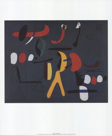 Joan Miro - Painting - 2010 Offset Lithograph 22.75" x 19"