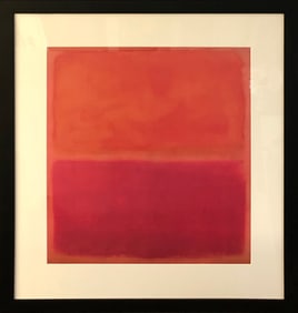 Mark Rothko - Red, Orange - Offset Lithograph 25" x 23.75"