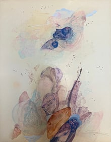 George Ivanciu - The Dream - Watercolor #117 - 1990 Watercolor - SIGNED 30" x 22"