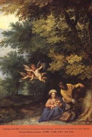 Jan Brueghel - The Rest on the Flight into Egypt - 2000 Offset Lithograph 38.5" x 26"