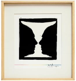 Jasper Johns - Two Cups Picasso - 1973 Lithograph 16" x 16"