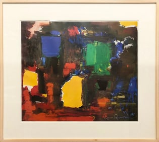 Hans Hofmann - Untitled - 1998 Offset Lithograph 30" x 33.25"