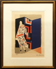 Sonia Delaunay - Untitled 11 - 1970 Lithograph - SIGNED 32" x 26"